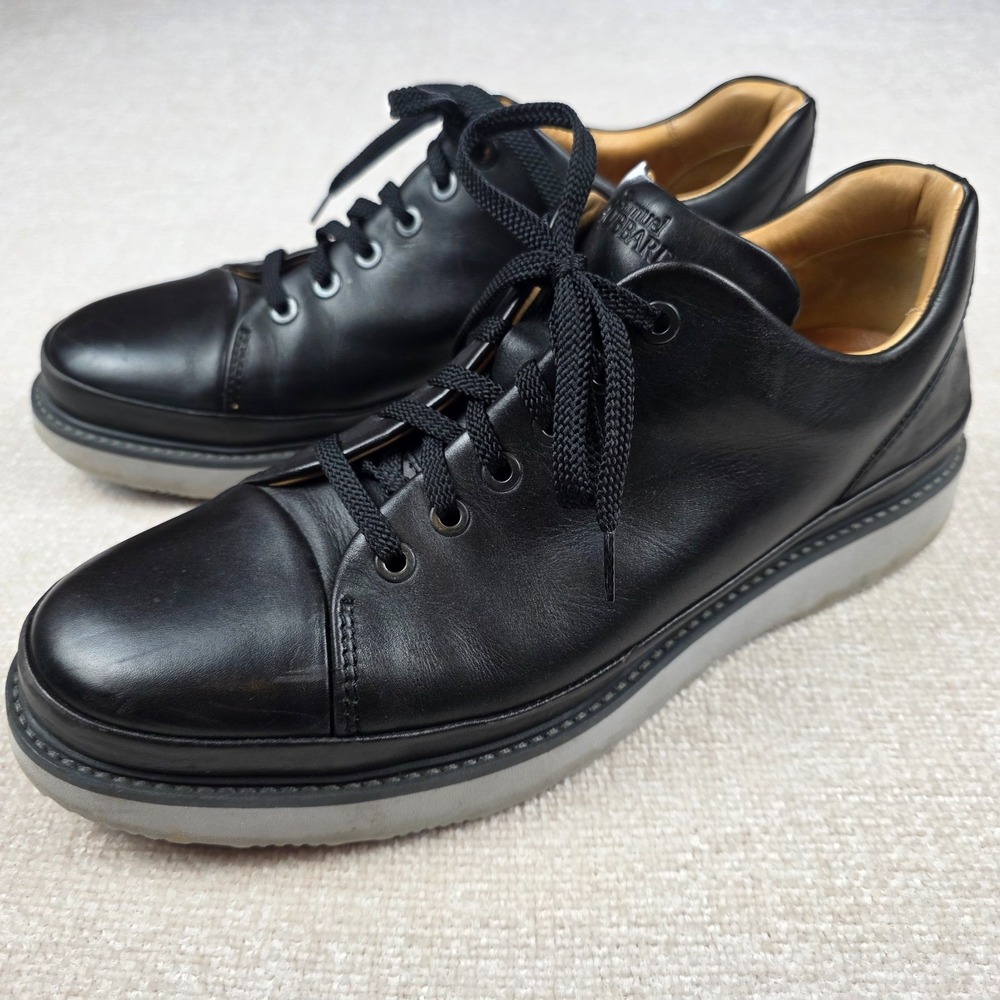Samuel Hubbard Free Mens Black Leather Sneakers Vibram Sole M1300-008 9.5